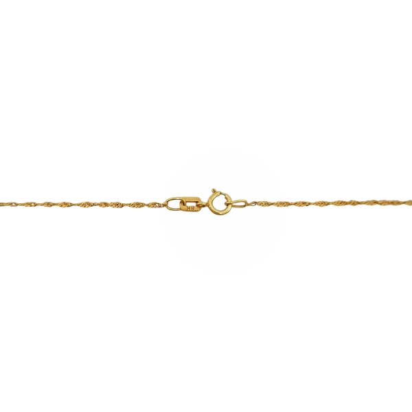 Cadena oro Singapur -Oro bajo -Sin Piedra-CD8047 sinpiedra