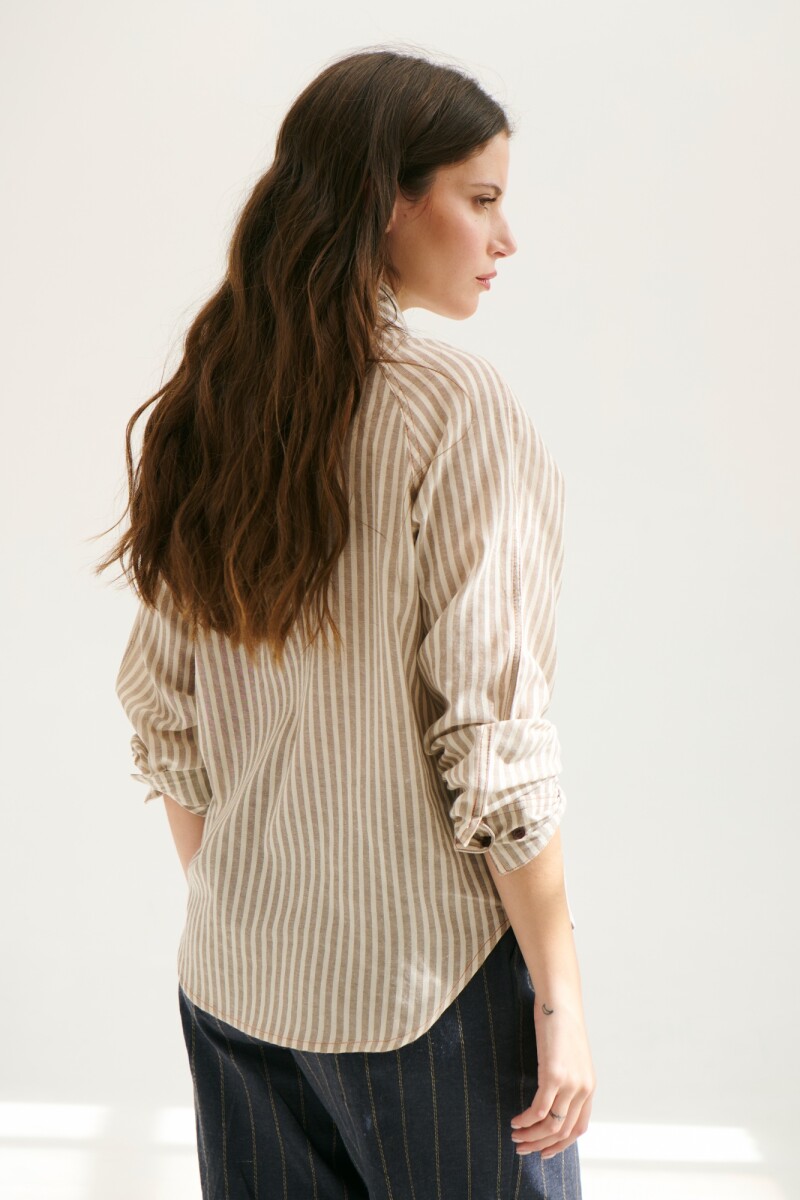 CAMISA BRUNA BEIGE