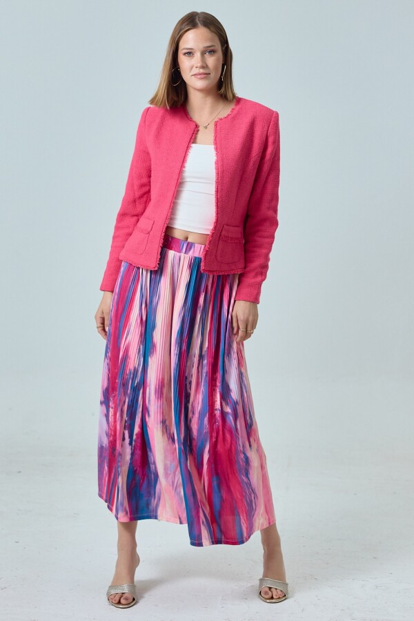 Capri Wide Leg MULTI/FUCSIA