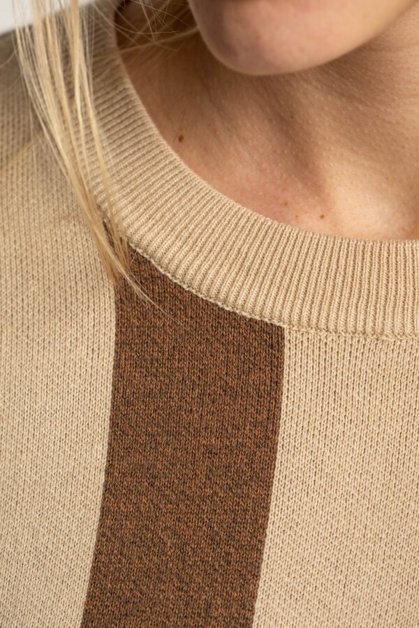 Sweater Rayado Mocha