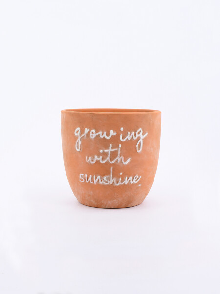MACETA SUNSHINE NARANJA