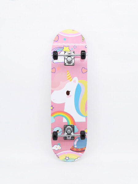 SKATE UNICORNIO ROSADO