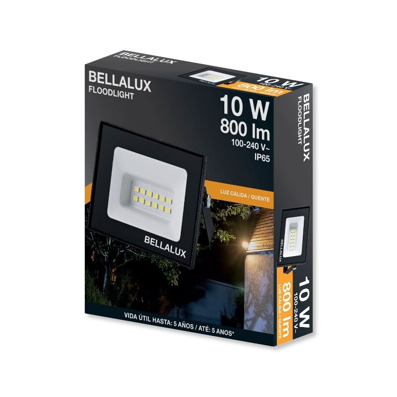 FOCO LED BELLALUX Foco LED BELLALUX G6 10W Luz Calida