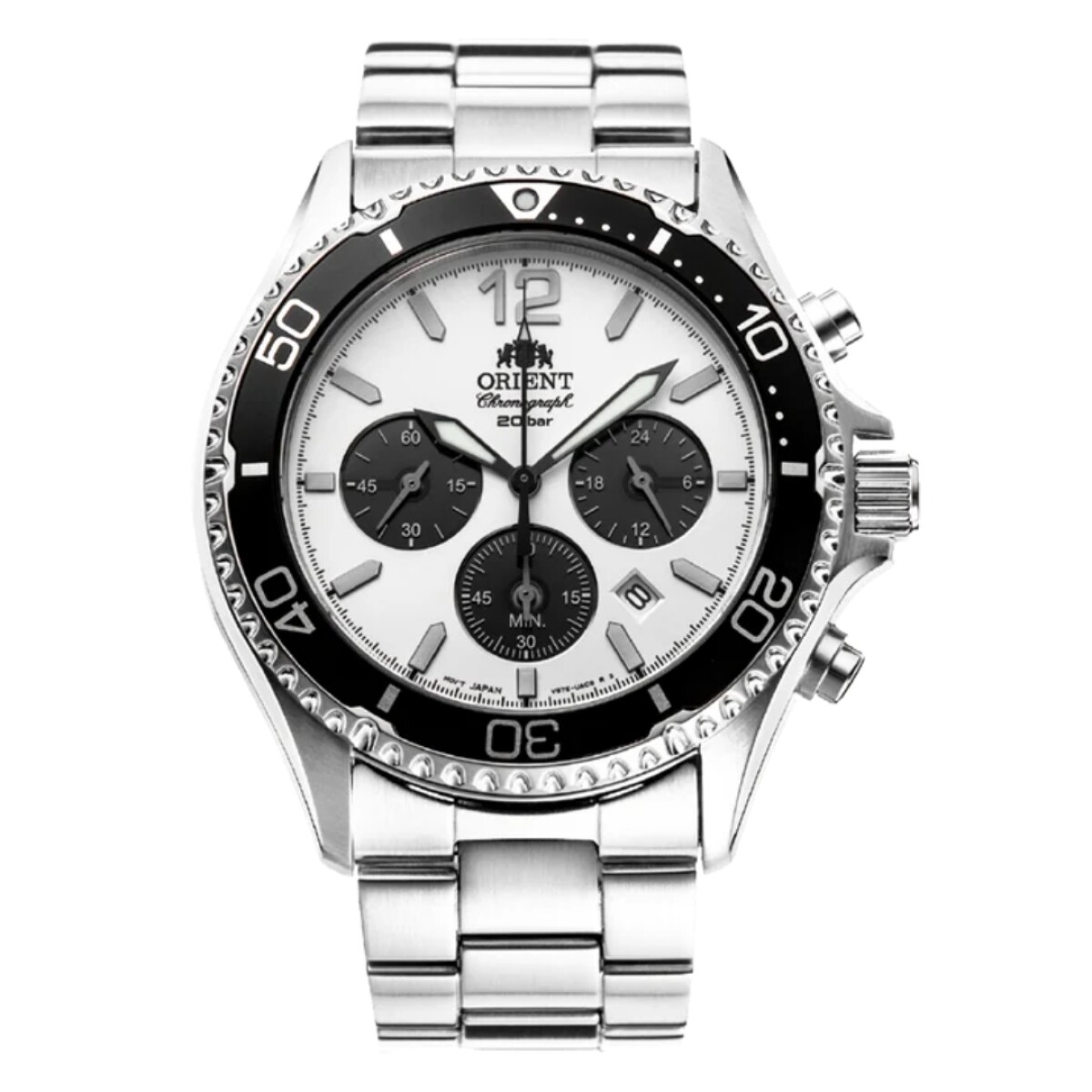 Reloj Orient Diver Design Chronograph Solar Ra-tx0203s Para Hombre 