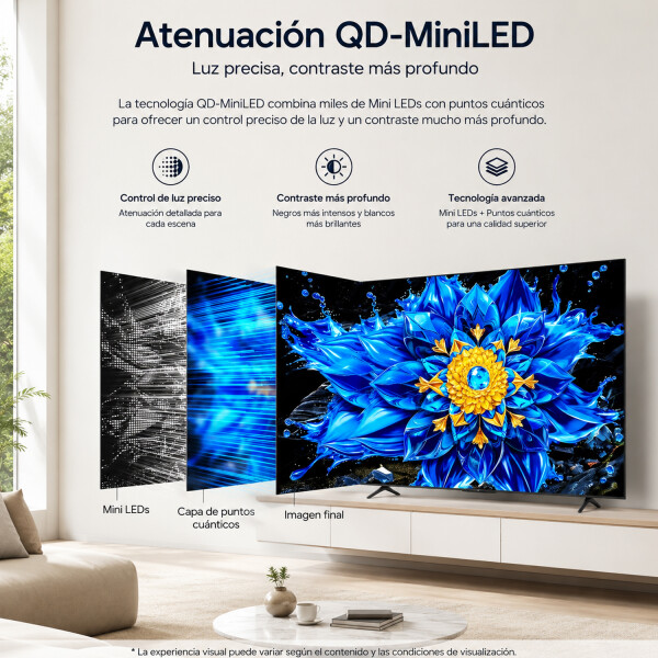 Smart Tv Tcl 65" Qled Mini Led 4k 65p8l TV 65 TCL QLED MINI LED 65P8L