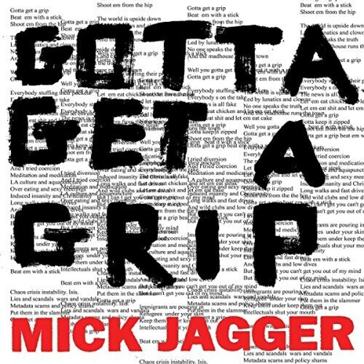 (l) Jagger Mick - Gotta Get A Grip / England Lost - Vinilo 
