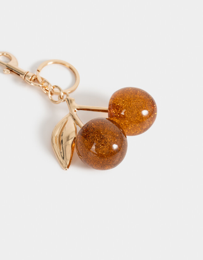Llavero Glitter Llavero Y Charm "girly Coffee Era" - Dorado