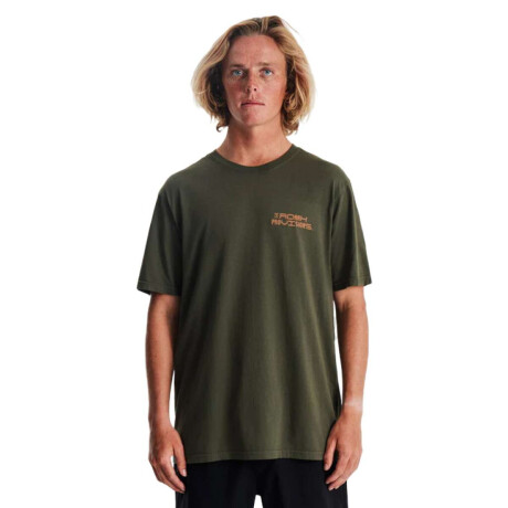 Remera Roark Gear And Guides Verde