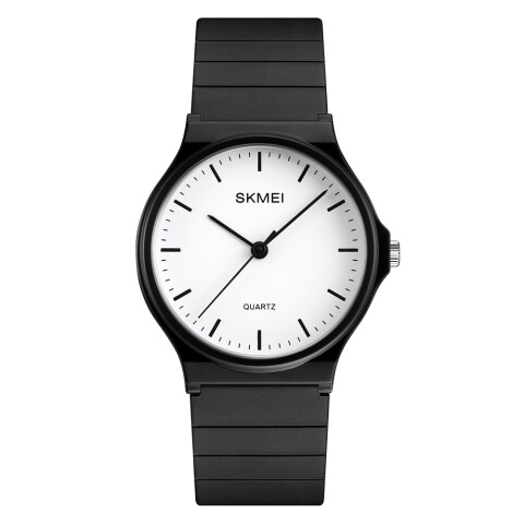Reloj Skmei 1419BKWT negro con esfera blanca Negro