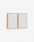 Set Sefri de 2 cuadros blanco 30 x 40 cm Set Sefri de 2 cuadros blanco 30 x 40 cm
