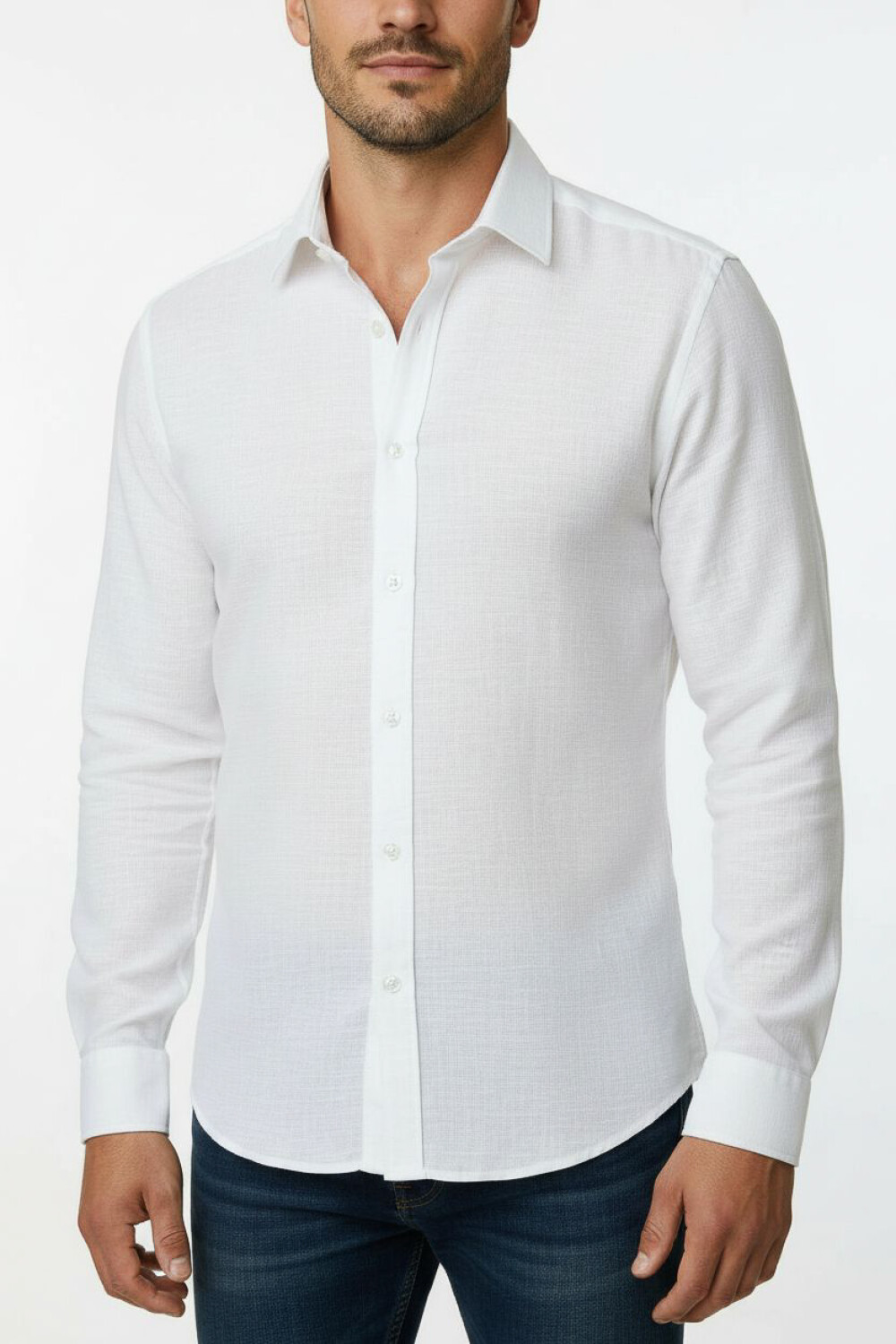 Camisa Ruedo Marfil / Off White