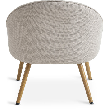 Sillon Thorup 1 Cuerpo Tela Beige/Color Roble