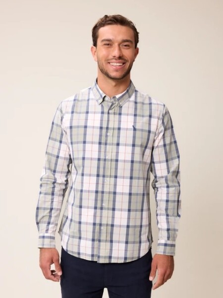 CAMISA POLANCO LURON AZUL CUADR