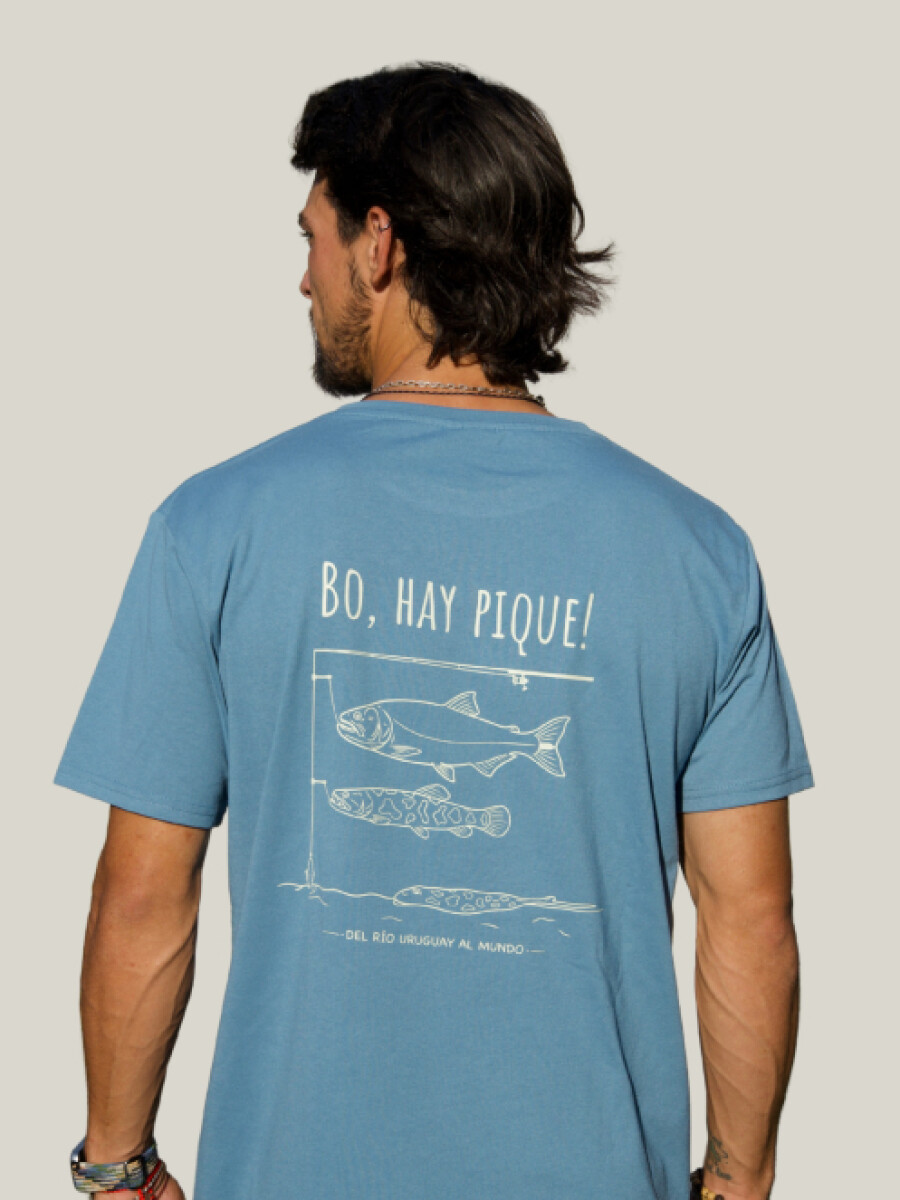 Camiseta Brixton - Hay Pique - Azul Piedra 