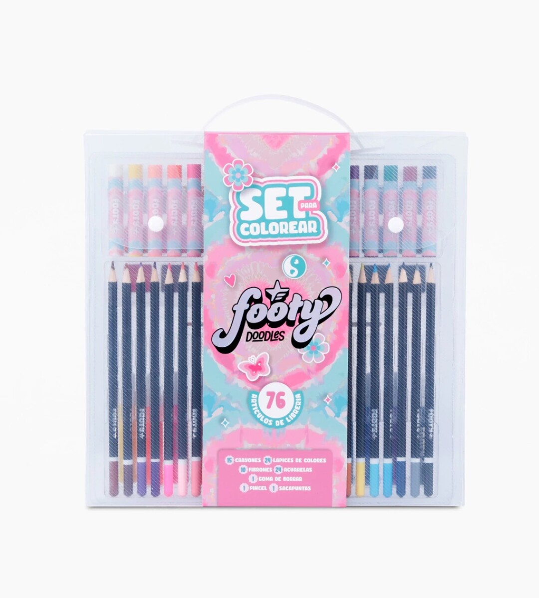 SET PARA COLOREAR HEART ROSA - ROSADO 