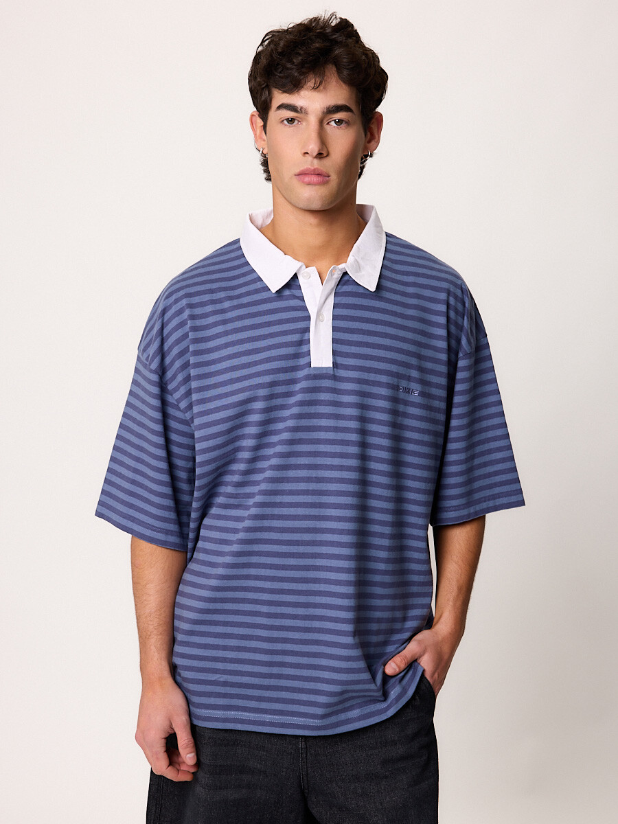 REMERA M/C BANCHO DIXIE - Azul Piedra 