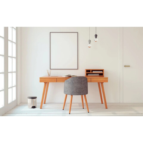 Basurero Papelera con Pedal New Tramontina de acero inoxidable con terminación pulida 5L 94538/705 Basurero Papelera con Pedal New Tramontina de acero inoxidable con terminación pulida 5L 94538/705