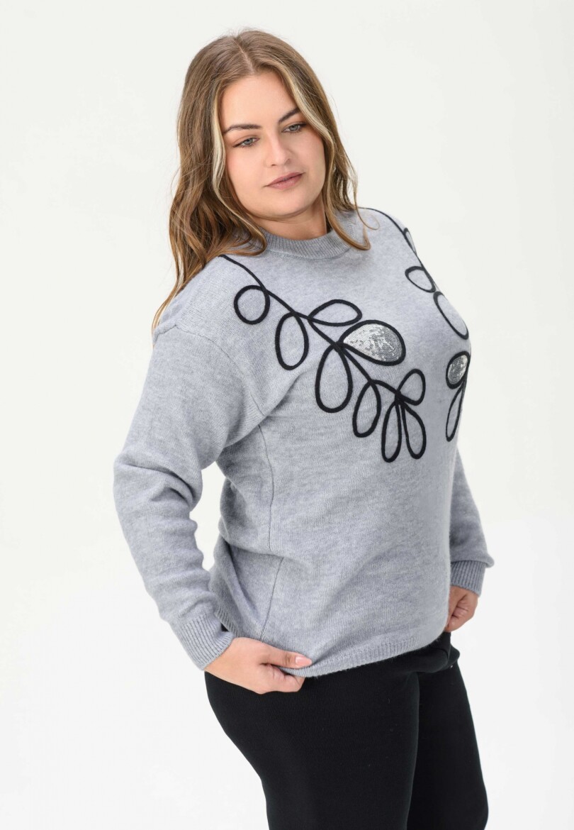 Sweater Pulso Gris