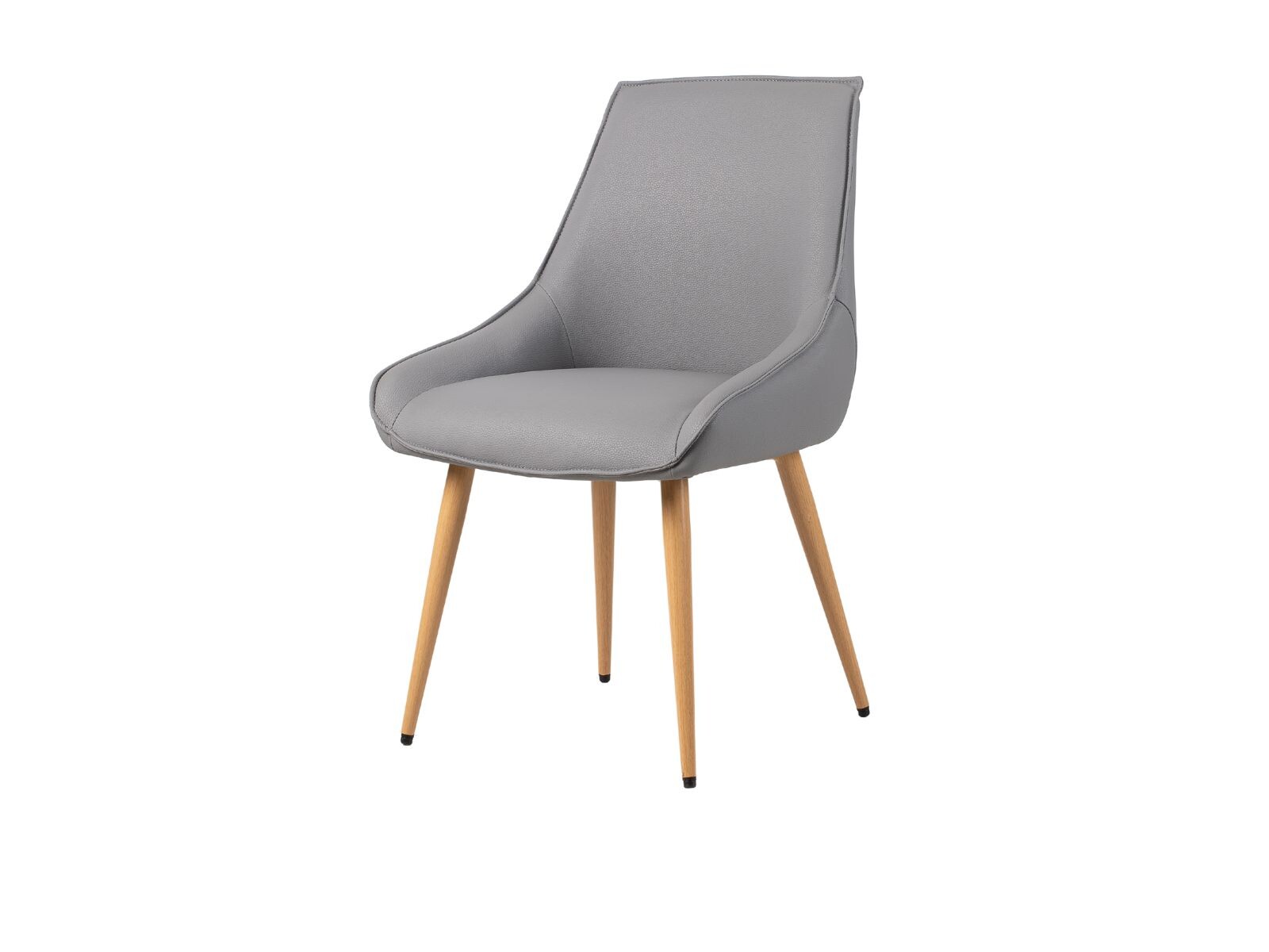 Silla BRUNA en PU - Gris 