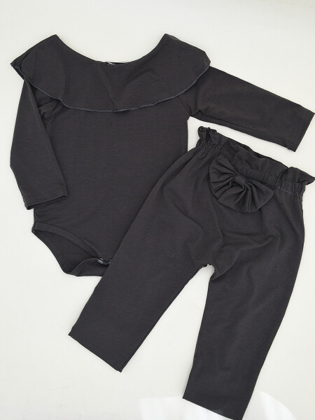 BODY BABY SET X2 GRIS OSCURO