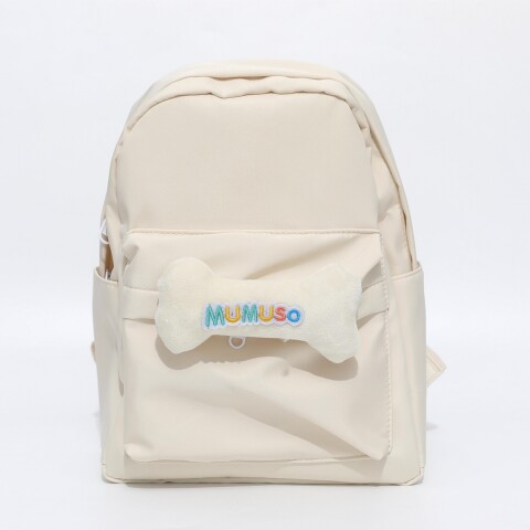 MOCHILA INFANTIL HUESO CUTE – BEIGE MOCHILA INFANTIL HUESO CUTE – BEIGE