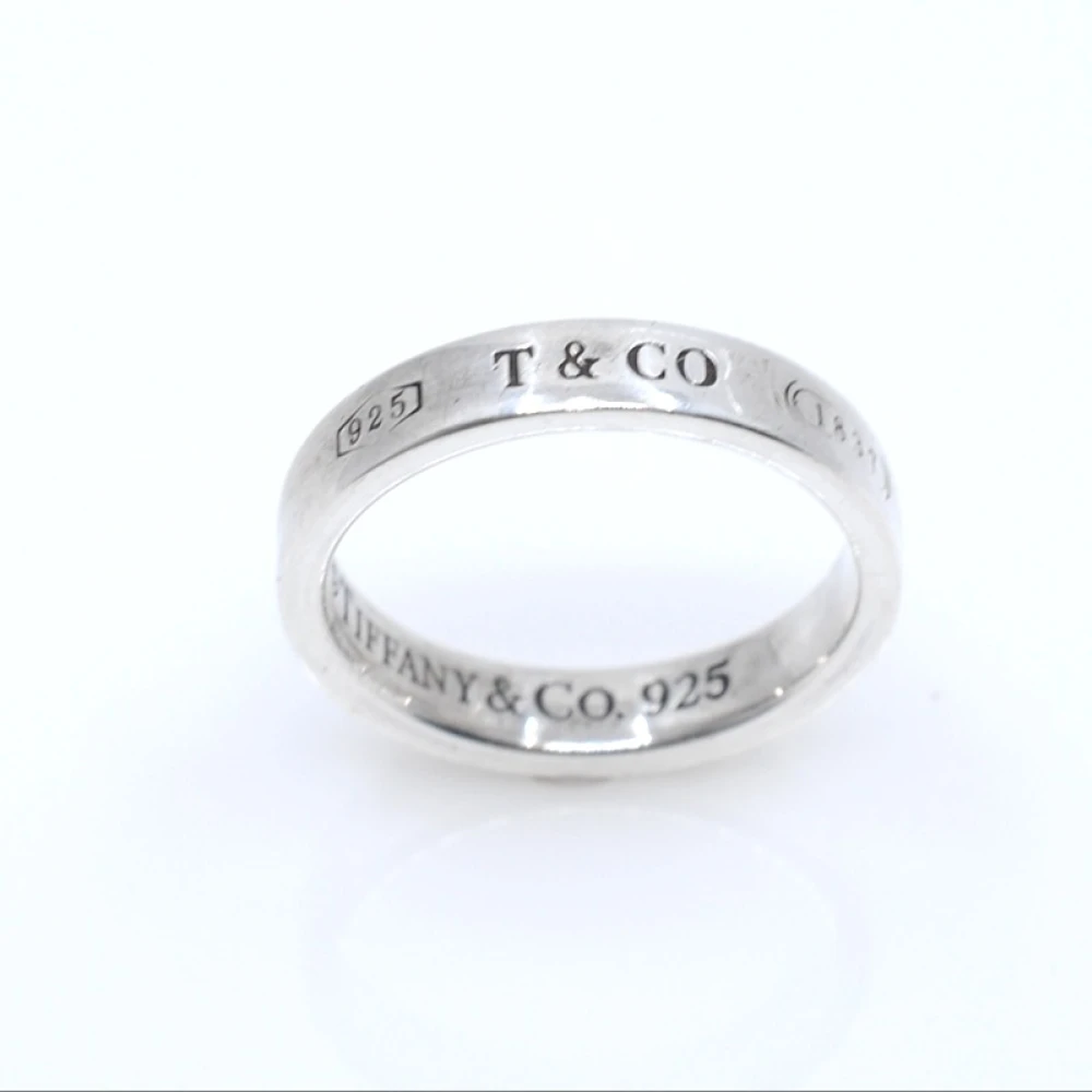 Anillo En Plata 925 Tiffany& Company, Medida Chica N° 11 Anillo En Plata 925 Tiffany& Company, Medida Chica N° 11