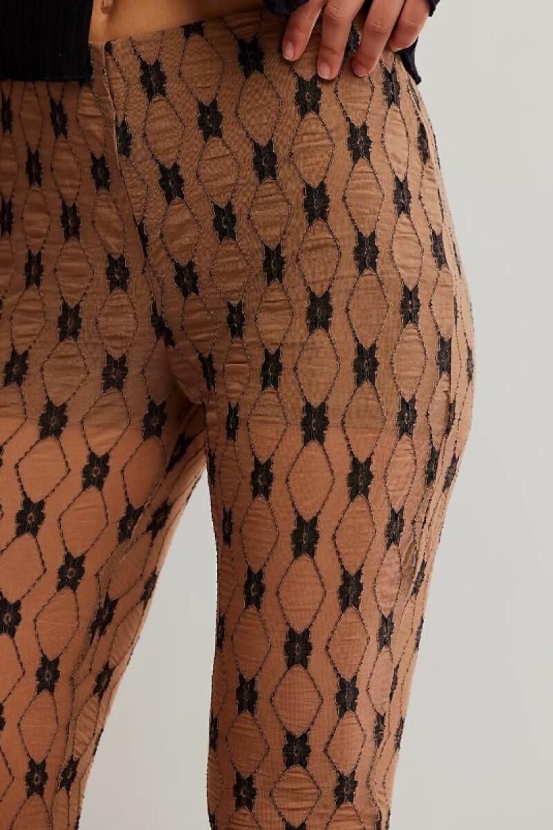 PANTALÓN MARGOT LACE Marron