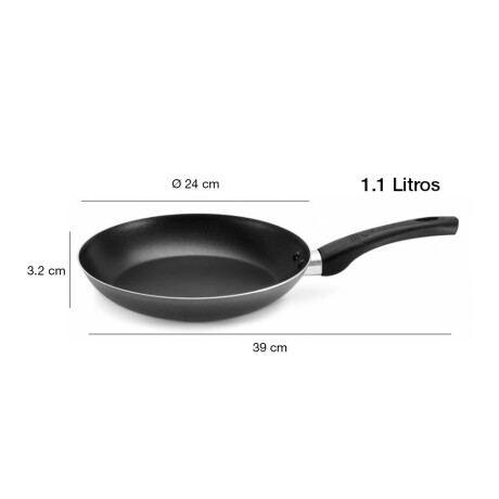 Sartén Francés Antiadherente Ø24Cm Aluminio Panelux Magnific Grafito