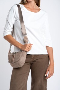 Remera Manga 3/4 Algodón Elastano Nacar