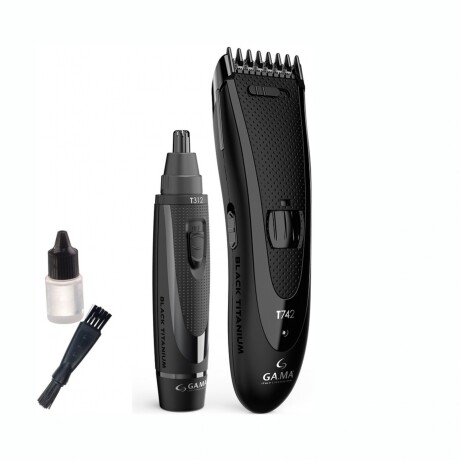 Pack GAMA Titanium T744 Con Clipper Y Nose Trimmer Pack GAMA Titanium T744 Con Clipper Y Nose Trimmer