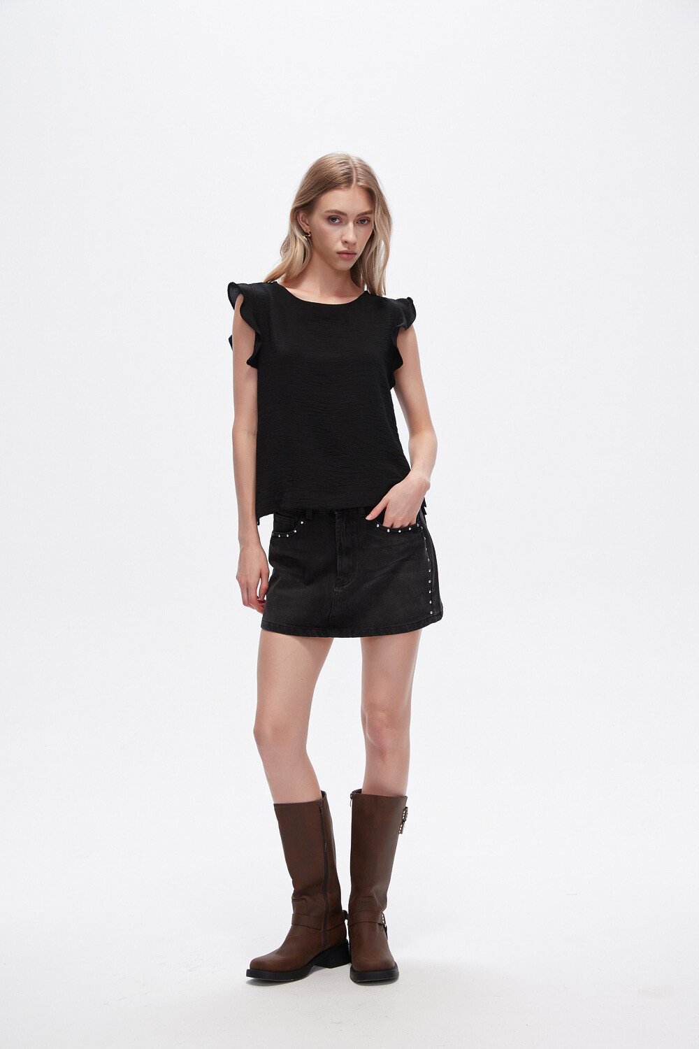 Blusa Mapa Negro