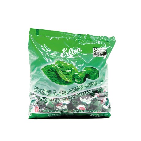 CARAMELO ERLAN MENTA 500GRS 100PCS CARAMELO ERLAN MENTA 500GRS 100PCS