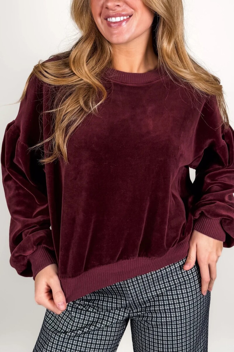 SWEATER Bordo