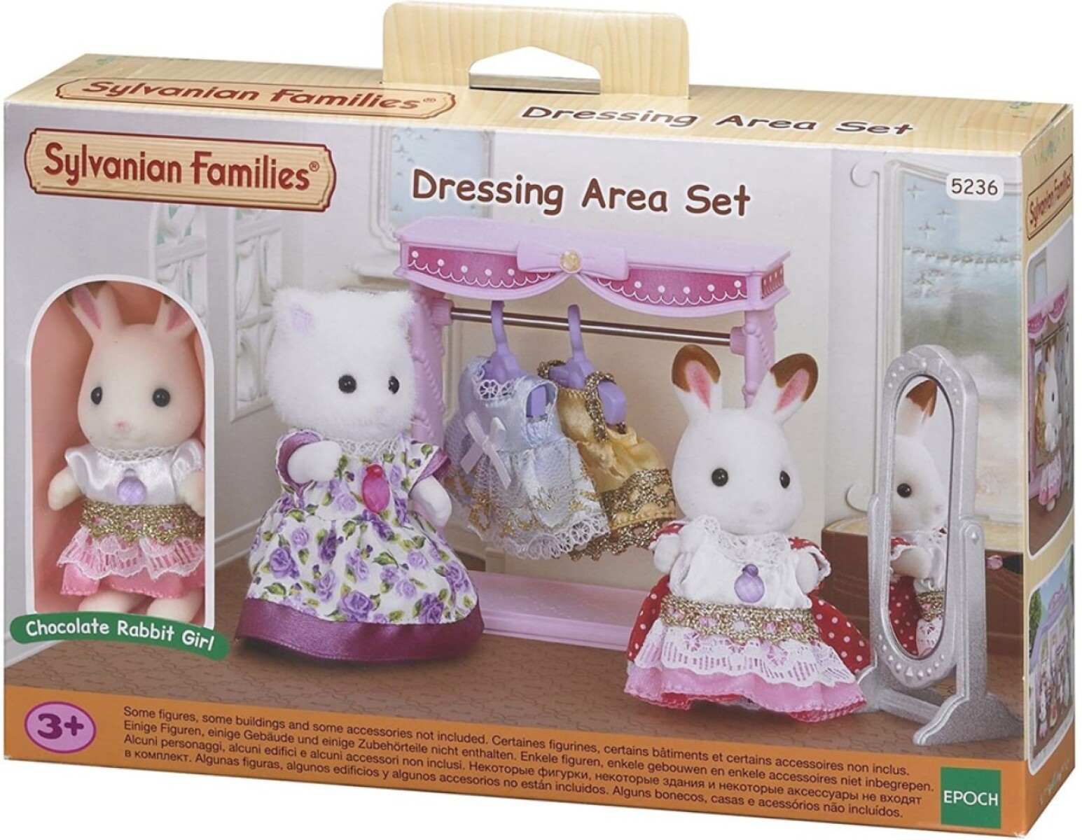 Sylvanian Families Set Vestidor + Vestidos Juguete Niños 