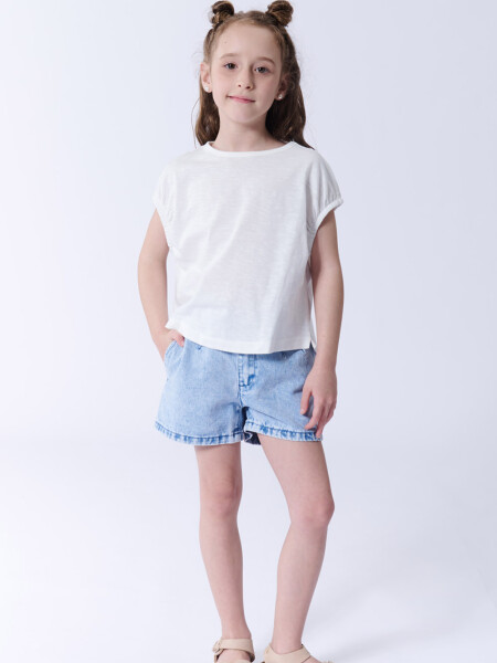 Remera crop Blanca