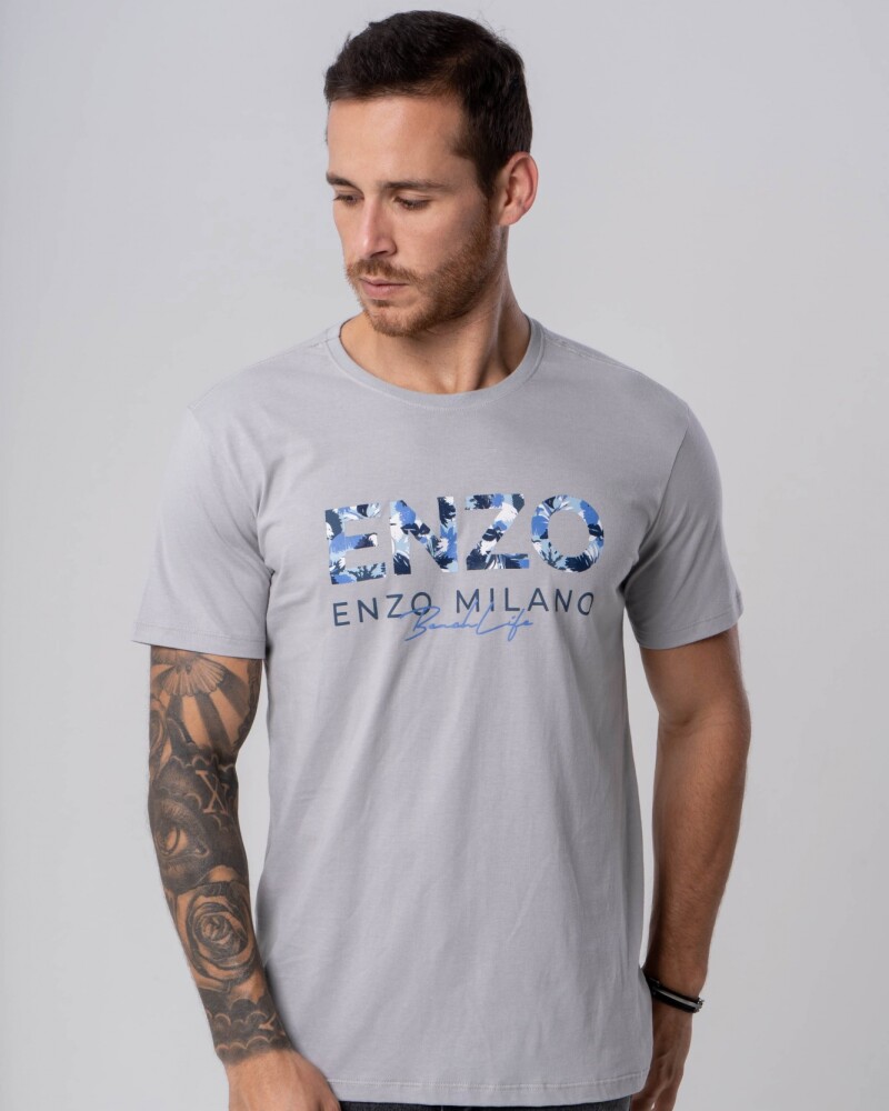Camiseta Gris Claro U