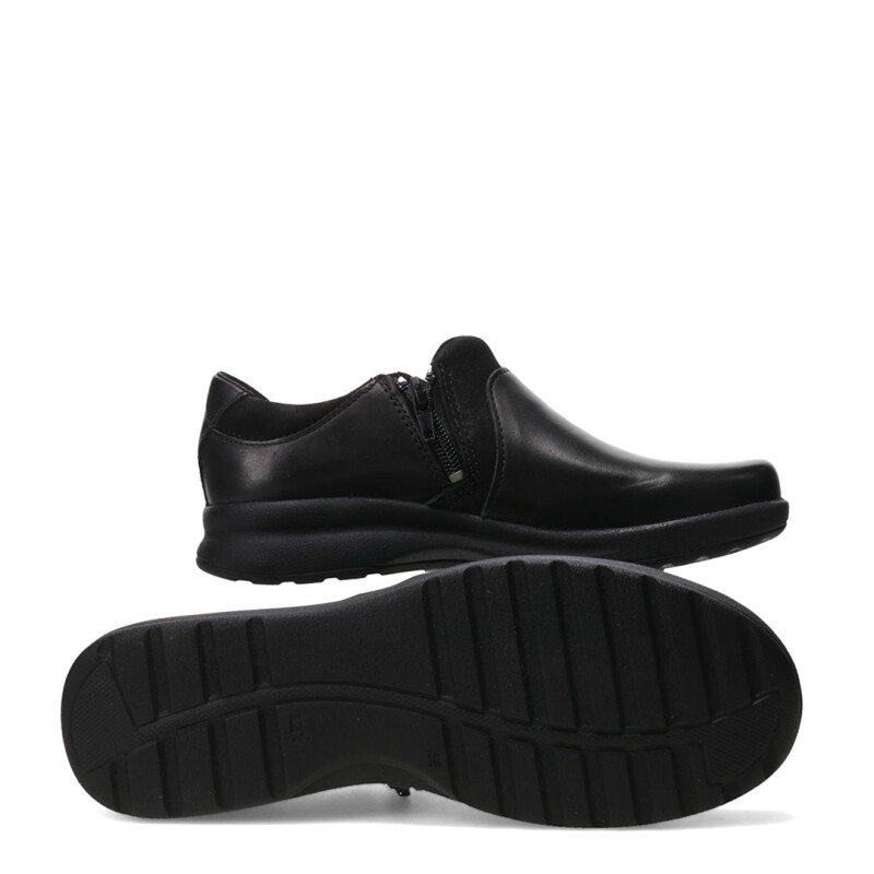 Zapatos de Mujer Lombardino Casual Mery Negro (Nobuk)
