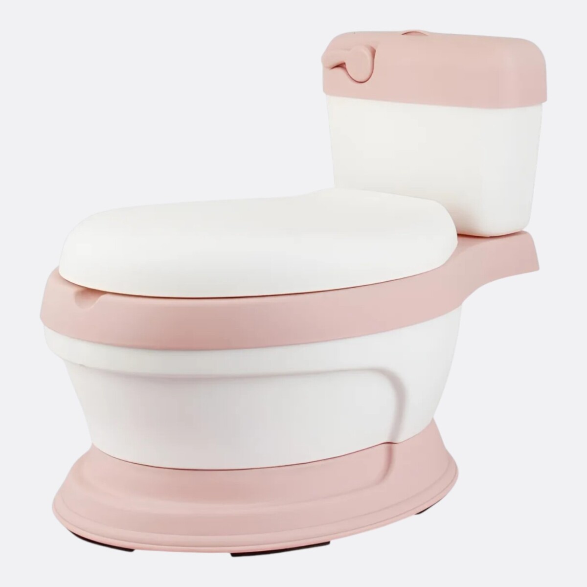 Pelela inodoro infantil chica con tapa resistente - Rosa 