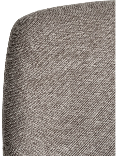Silla de comedor ROSTRUP giratoria tela arena Silla de comedor ROSTRUP giratoria tela arena
