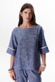 BLUSA MELANIE AZUL