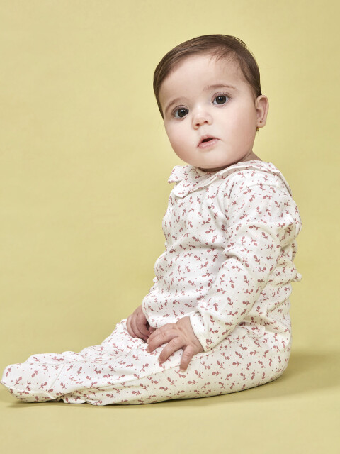 Pijama Estampado Florecitas Rosa