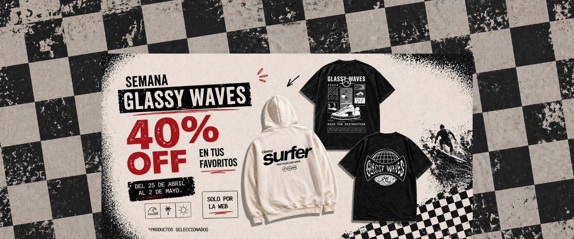 SEMANA GLASSY WAVES 40% OFF