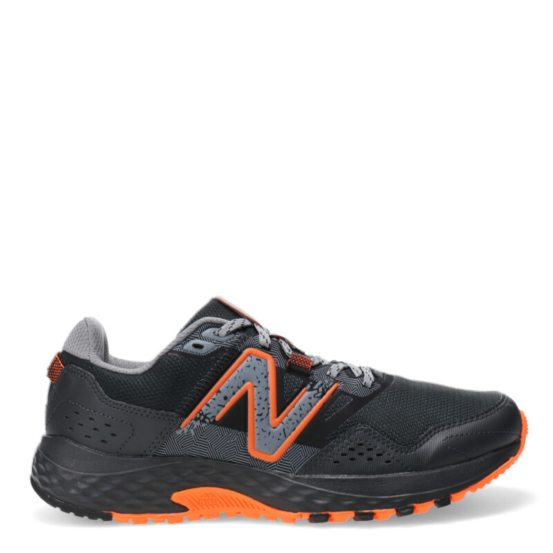 Championes de Hombre New Balance 410 Negro - Gris - Anaranjado