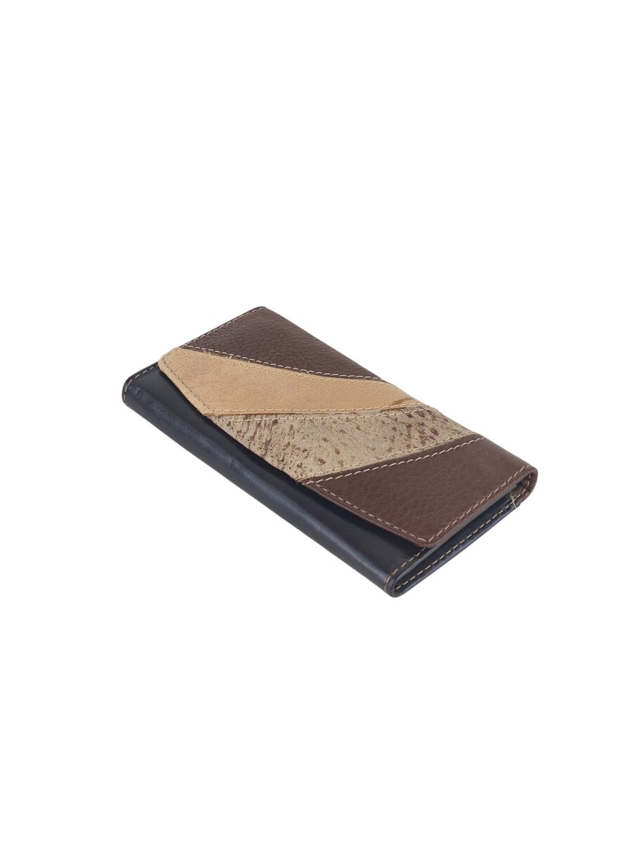 Billetera clasica con vista multicolor en cuero - Multicolor 3 