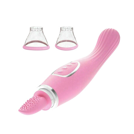 Succionador de Clítoris Lenguita Y Vibrador Punto G Recargable USB Succionador de Clítoris Lenguita Y Vibrador Punto G Recargable USB