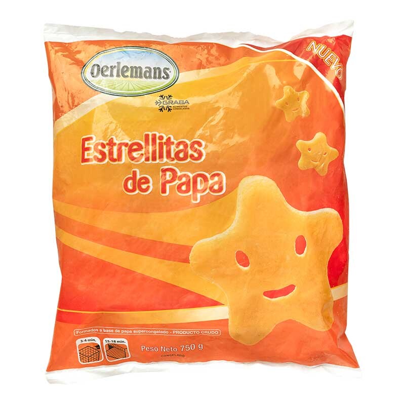 Estrellita de papa 750 grs Estrellita de papa 750 grs
