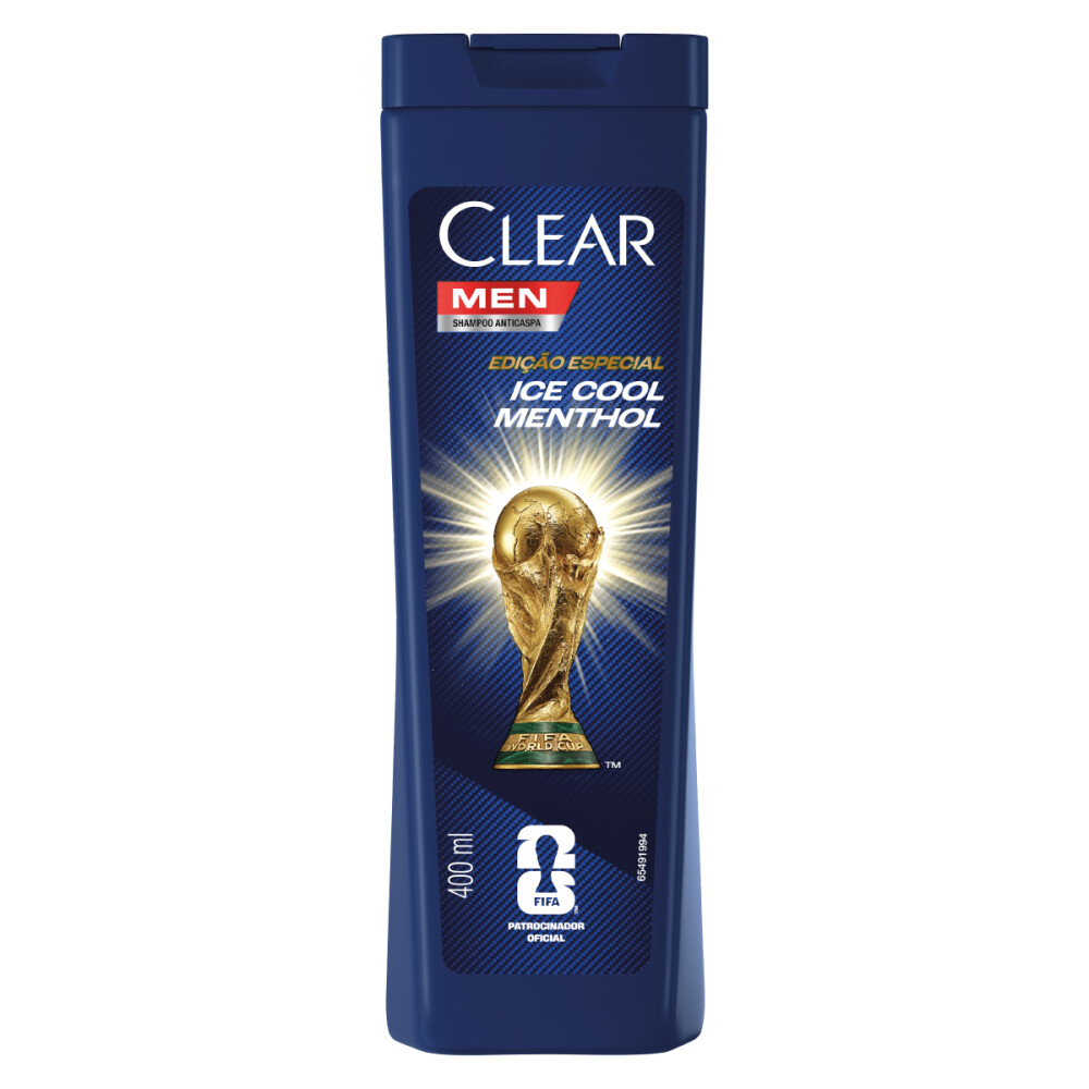 CLEAR SH MEN ANTC ICE COOL FIFA X 400 ML única