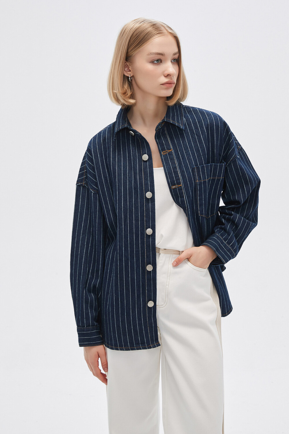 Campera Jackies Azul Medio