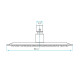 ROSETA 40CM ACERO INOX REDONDA BAÑO BRILLO 000