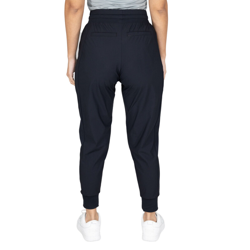 PANT FEM POLY/ELAST EVERLAST WARP ZIP BK W6 S NEGRO